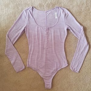 Adore Me Button Up Bodysuit (Medium)